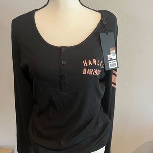 NWT Harley Davidson long sleeve shirt